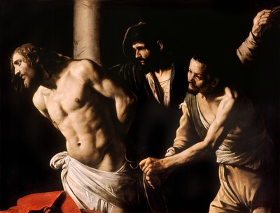 Christus an der Säule von Michelangelo Merisi Caravaggio